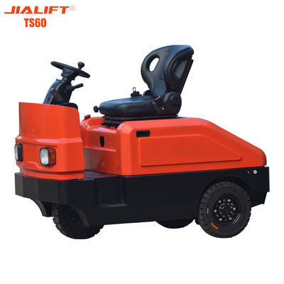 کیفیت  6000kg Electric Tow Tractor Motors Seated Electric Baggage Tug  5500N کارخانه