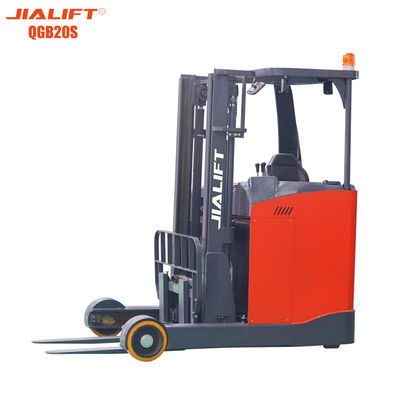 کیفیت  11kw Electric Stacker Forklift 1300kg Standing On 1300kg Lifting Height 4.5m کارخانه